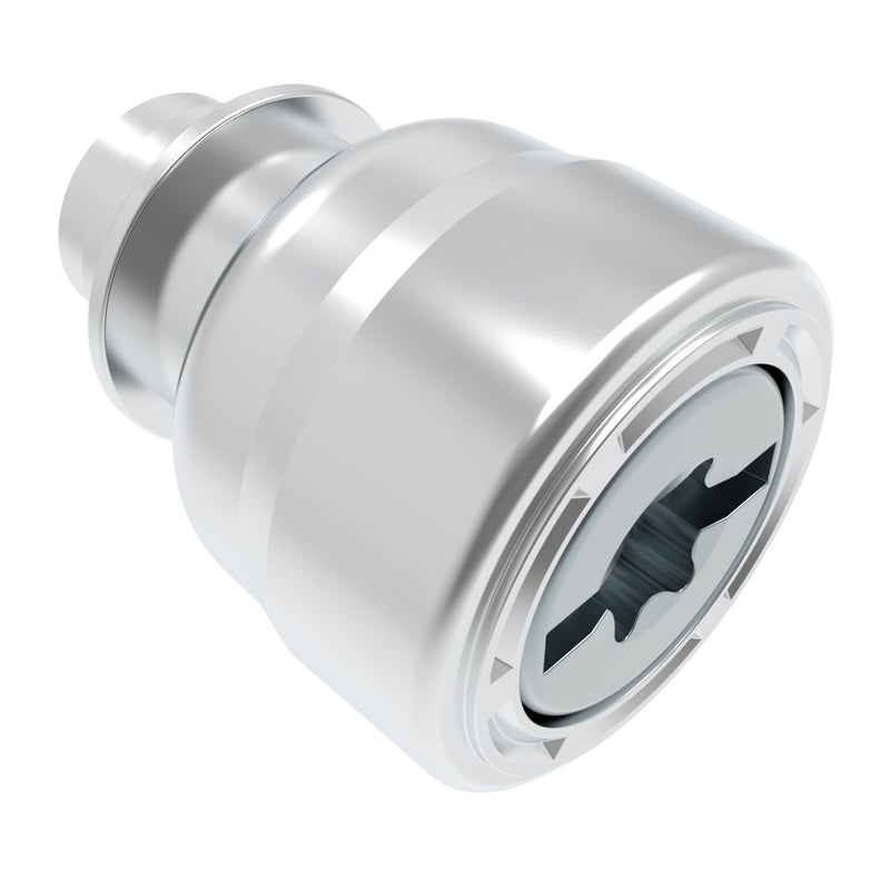SOUTHCO Captive Screw, 6-32 Thread, Floating, TORX®/Slot Combination, Smooth Bright Knob [47-10-270-11]