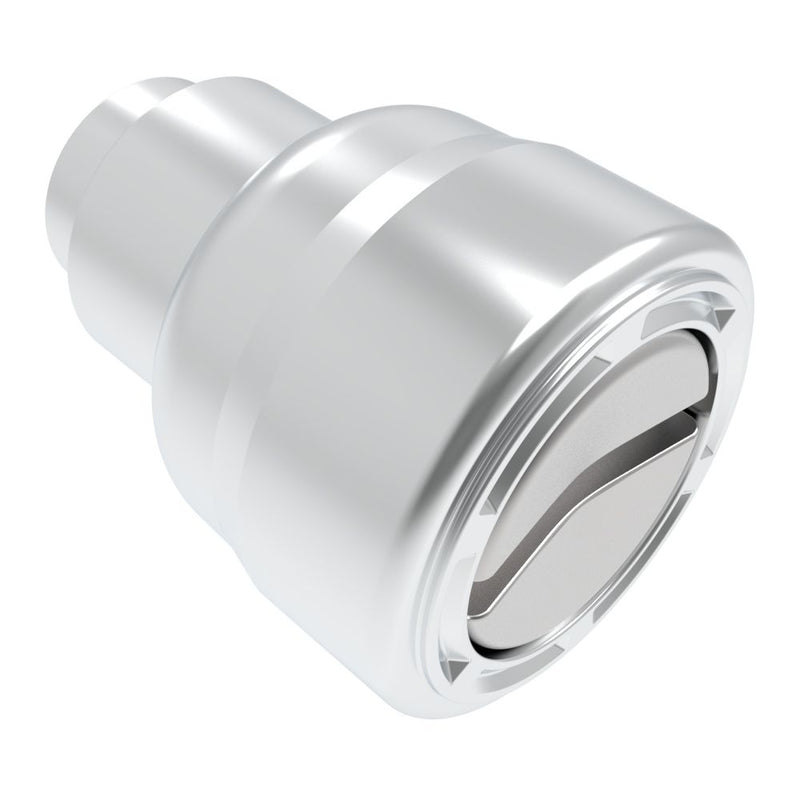 SOUTHCO Captive Screw, 4-40 Thread, Flare-in, Slotted Recess, Smooth Black Knob [47-12-102-55]