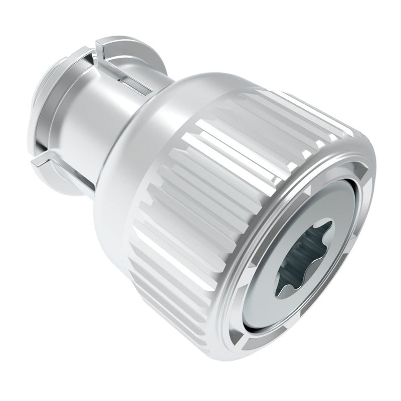 SOUTHCO Captive Screw, M3.5 X 0.6, Snap-In, TORX®, Knurled Bright Knob [47-92-250-10]