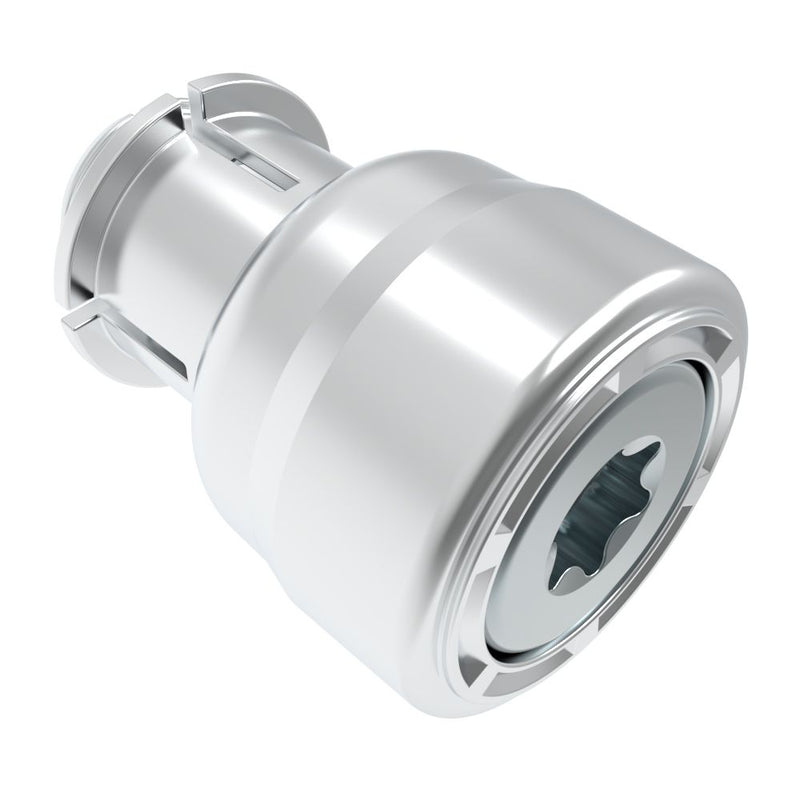 SOUTHCO Captive Screw, 8-32 Thread, Snap-In, TORX®, Smooth Bright Knob [47-62-354-11]
