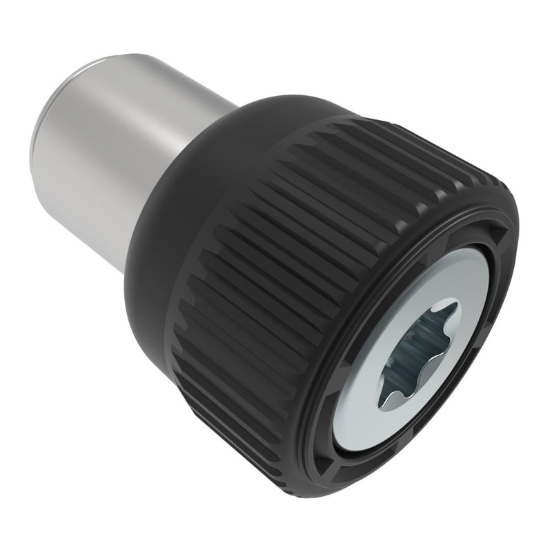 SOUTHCO Captive Screw, 4-40 Thread, Press-in, TORX®, Knurled Black Knob [47-62-141-60]