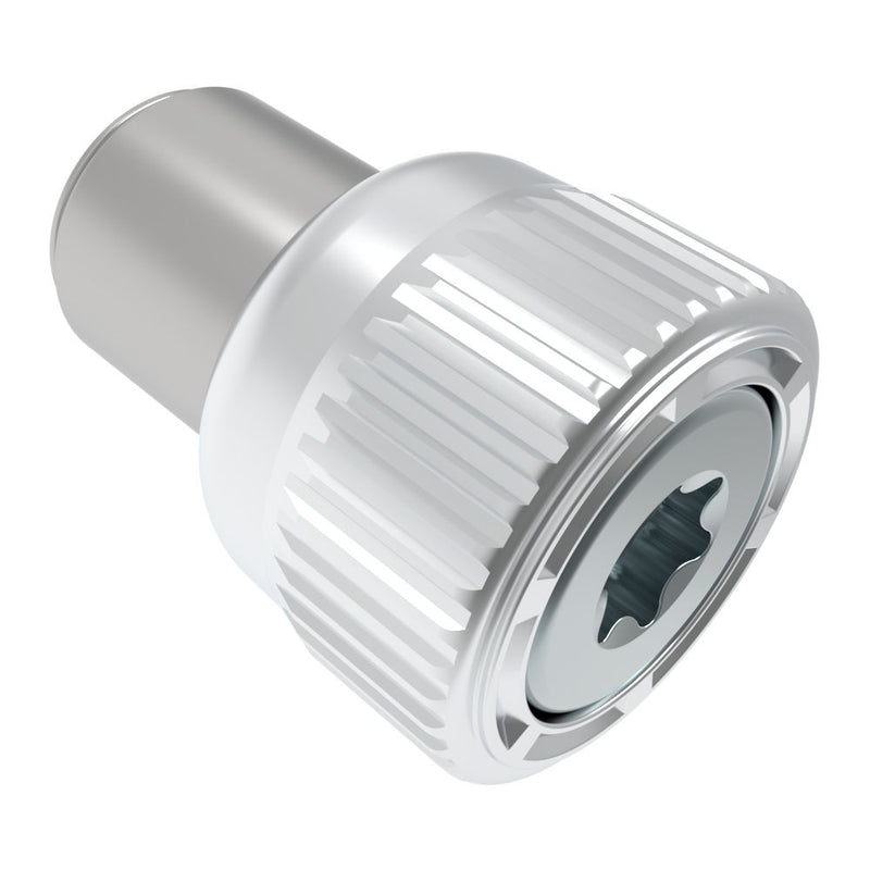 SOUTHCO Captive Screw, M3.5 X 0.6, Press-in, TORX®, Knurled Bright Knob [47-93-241-20]