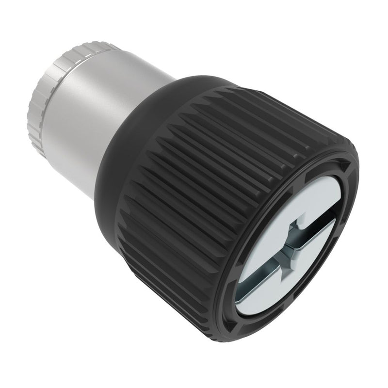 SOUTHCO Captive Screw, M3 X 0.5, P.C. Board, Phillips/Slot Combination, Knurled Black Knob [47-95-181-70]