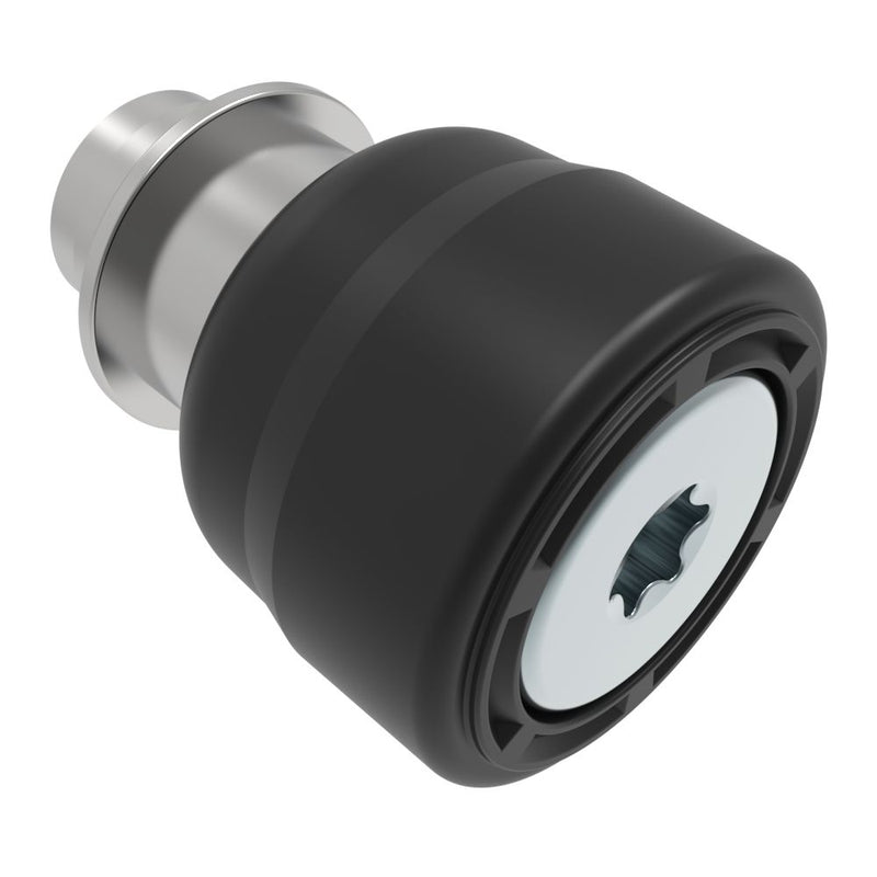 SOUTHCO Captive Screw, 1/4-20 Thread, Floating, TORX®, Smooth Black Knob [47-10-652-51]