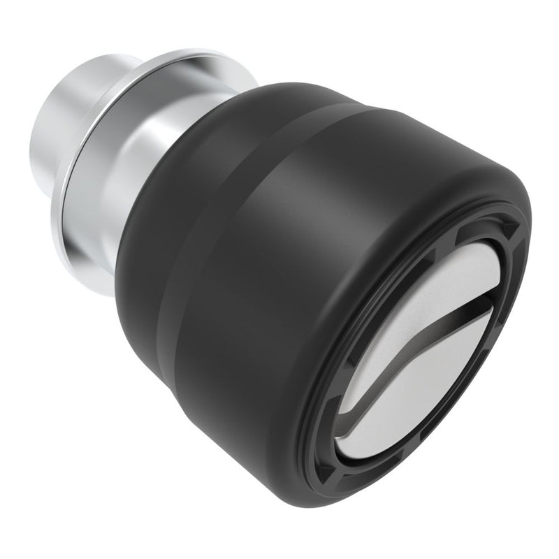 SOUTHCO Captive Screw, M5 X 0.8, Floating, Slotted Recess, Smooth Black Knob [47-81-510-55]
