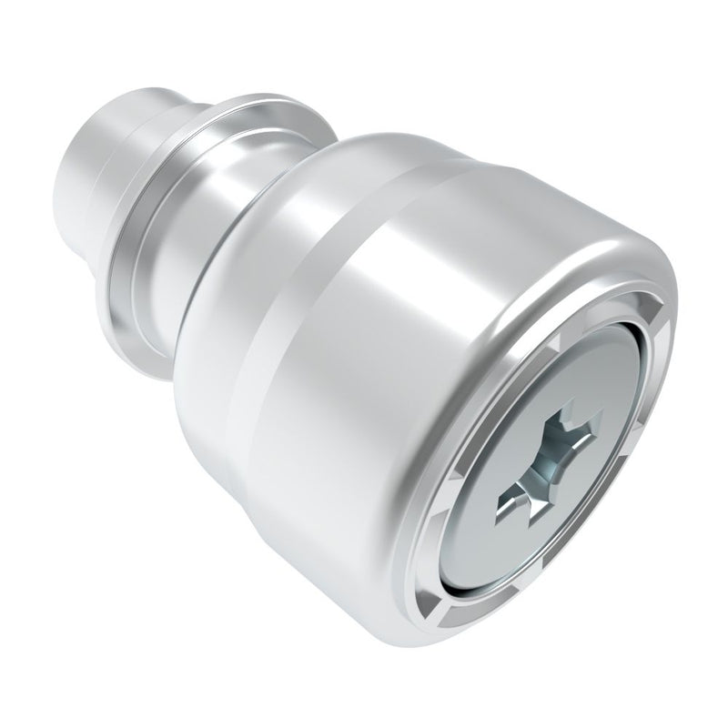 SOUTHCO Captive Screw, 10-32 Thread, Floating, Phillips Recess, Smooth Bright Knob [47-12-530-15]