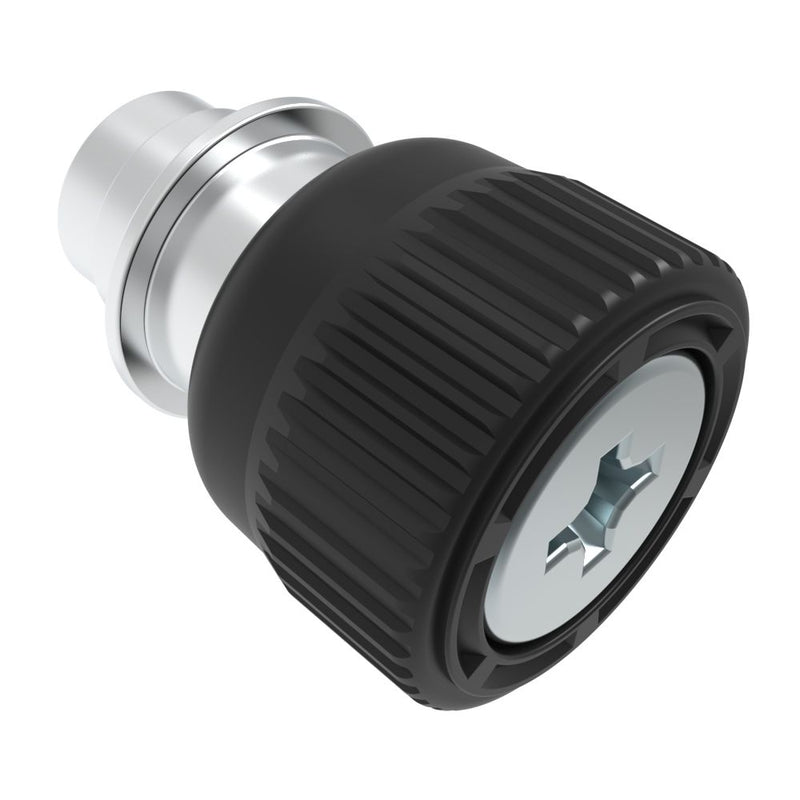 SOUTHCO Captive Screw, 6-32 Thread, Floating, Phillips Recess, Knurled Black Knob [47-11-230-54]