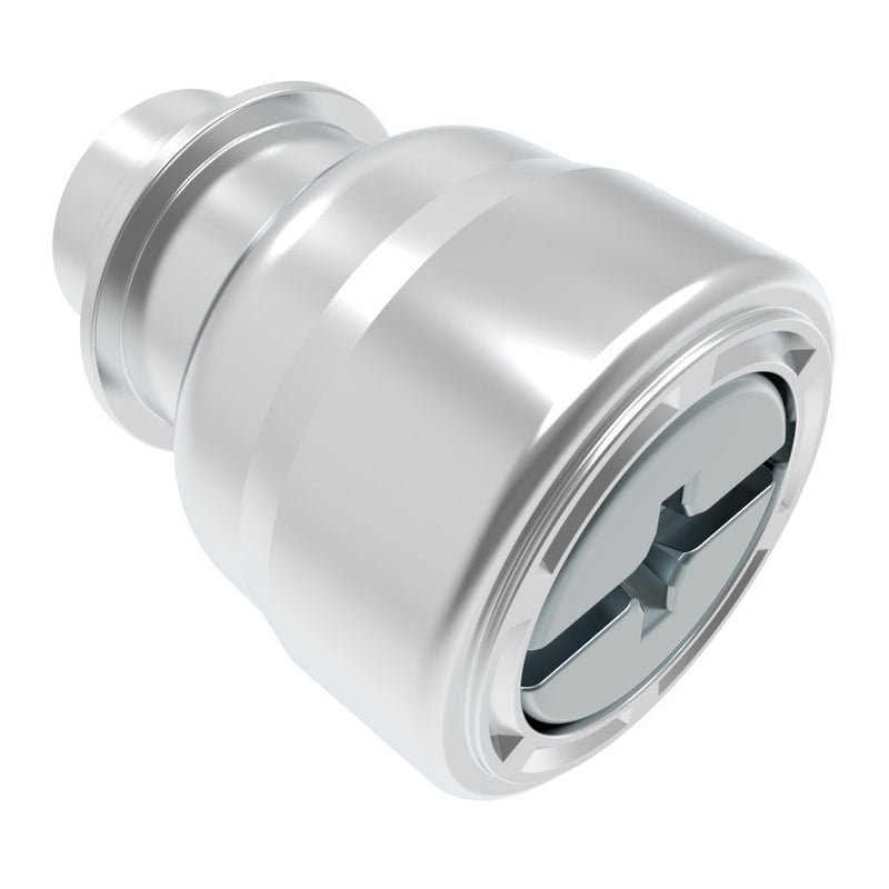 SOUTHCO Captive Screw, 1/4-20 Thread, Floating, Phillips/Slot Combination, Smooth Black Knob [47-12-691-51]