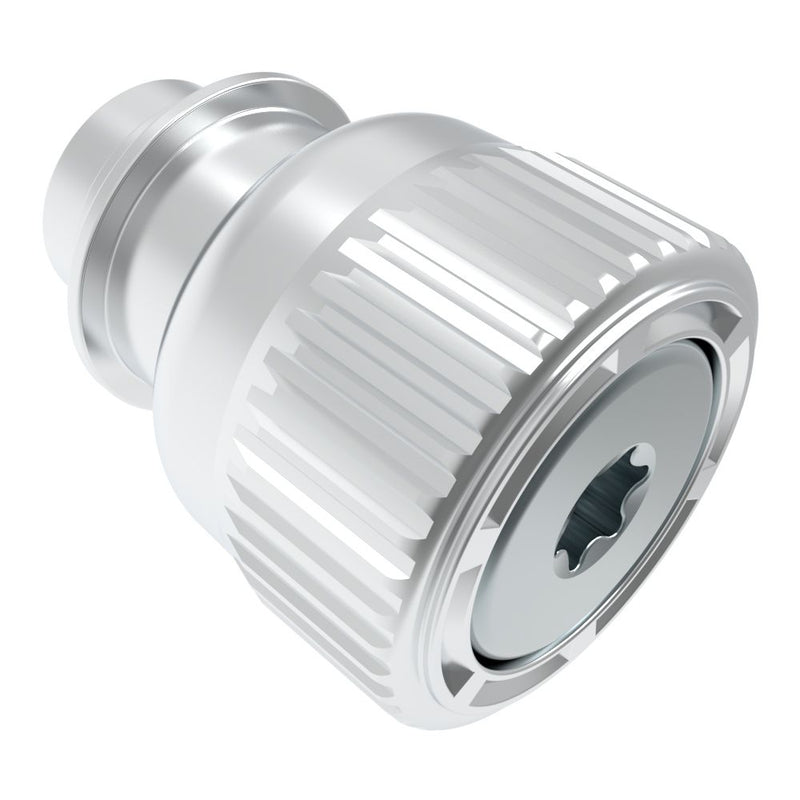 SOUTHCO Captive Screw, M5 X 0.8, Floating, TORX®, Knurled Bright Knob [47-82-551-10]