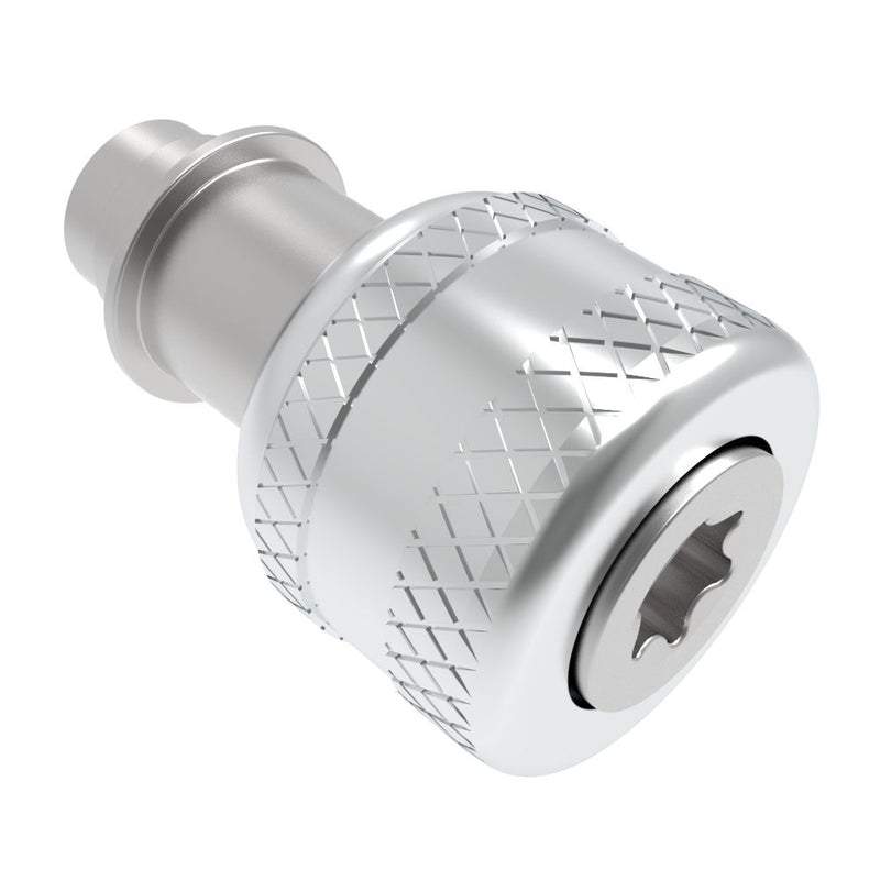 SOUTHCO Captive Screw, 8-32 Thread, Floating, TORX®, Knurled Bright Knob [47-11-352-22]
