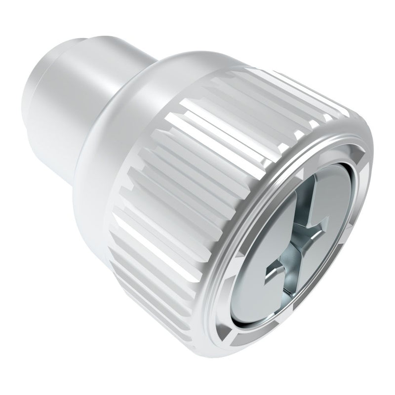 SOUTHCO Captive Screw, M3 X 0.5, Flare-in, Phillips/Slot Combination, Knurled Bright Knob [47-83-181-10]
