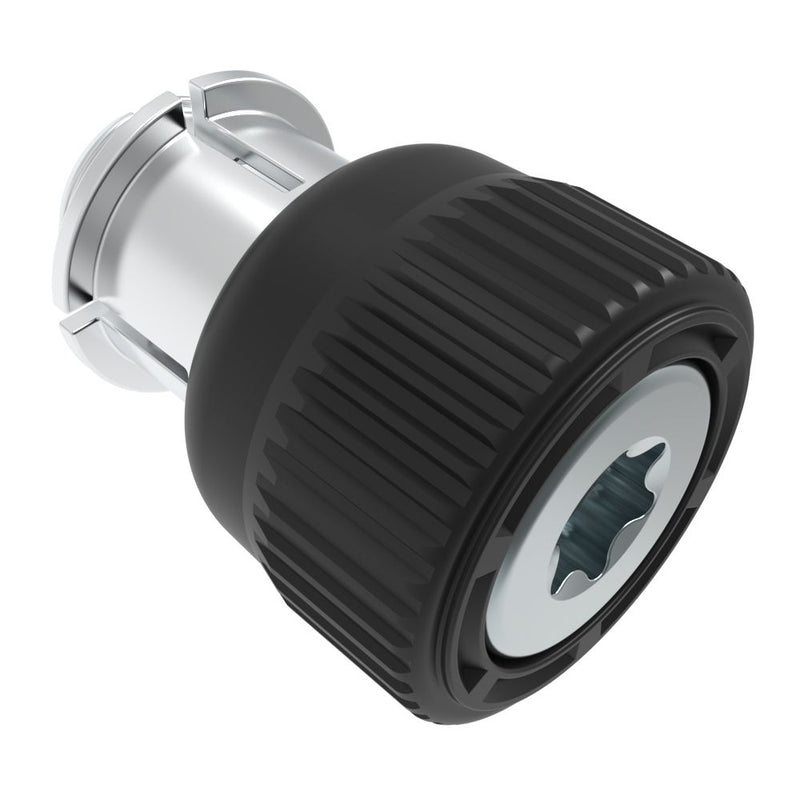 SOUTHCO Captive Screw, 10-32 Thread, Snap-In, TORX®, Knurled Black Knob [47-62-550-50]