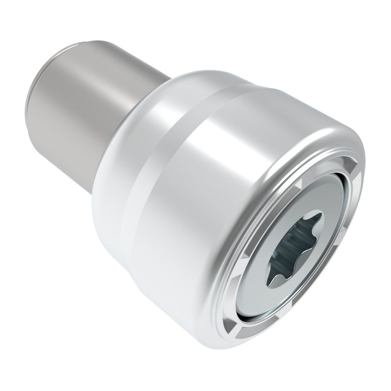 SOUTHCO Captive Screw, 6-32 Thread, Press-in, TORX®, Smooth Bright Knob [47-61-241-21]