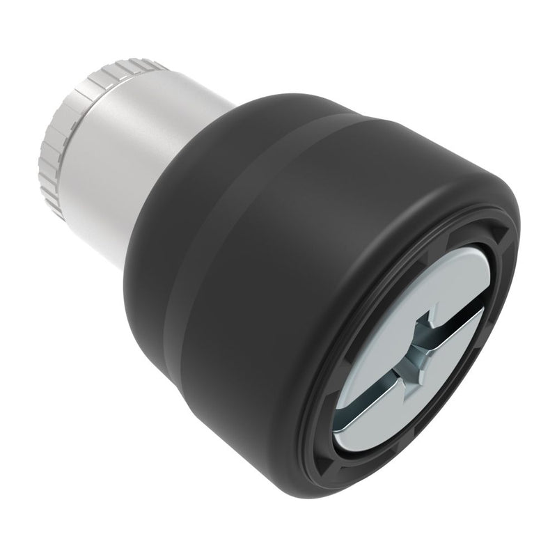 SOUTHCO Captive Screw, 6-32 Thread, P.C. Board, Phillips/Slot Combination, Smooth Black Knob [47-65-281-75]