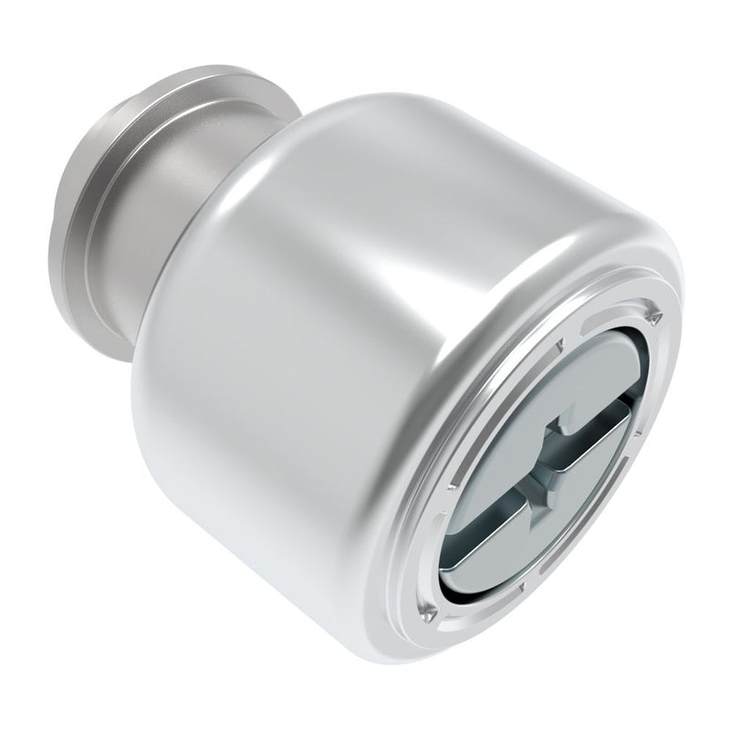 SOUTHCO Captive Screw, 4-40 Thread, Surface Mount Technology, Phillips/Slot Combination, Smooth Bright Knob [47-SM-1321-N-R]
