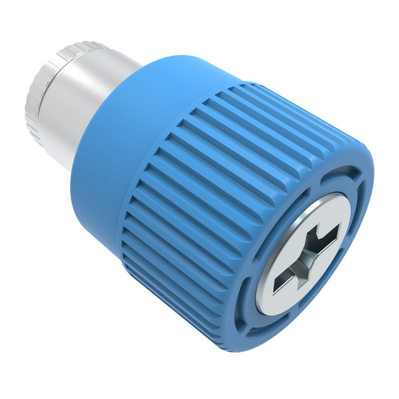 SOUTHCO Captive Screw, 6-32 Thread, P.C. Board, Phillips/Slot Combination, Knurled Blue Knob [4C-PS-06-1B0-K008]