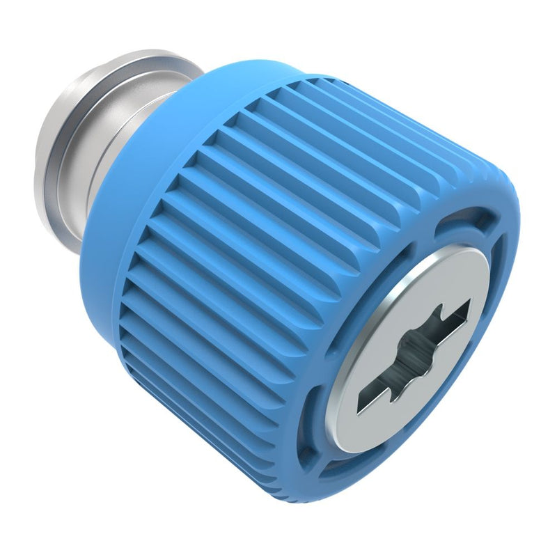 SOUTHCO Captive Screw, 6-32 Thread, Surface Mount Technology, TORX®/Slot Combination, Knurled Blue Knob [4C-SM-2421-K008-R]