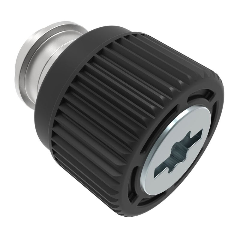 SOUTHCO Captive Screw, 4-40 Thread, Surface Mount Technology, TORX®/Slot Combination, Knurled Black Knob [4C-SM-1411-K000-R]