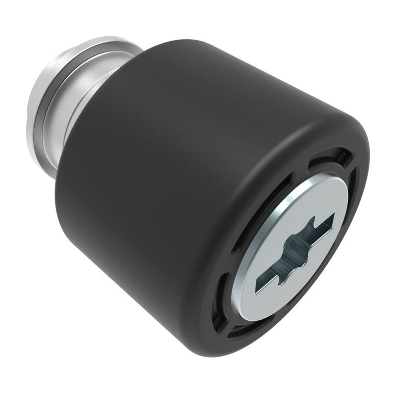 SOUTHCO Captive Screw, 4-40 Thread, Surface Mount Technology, TORX®/Slot Combination, Smooth Black Knob [4C-SM-1421-N000-R]