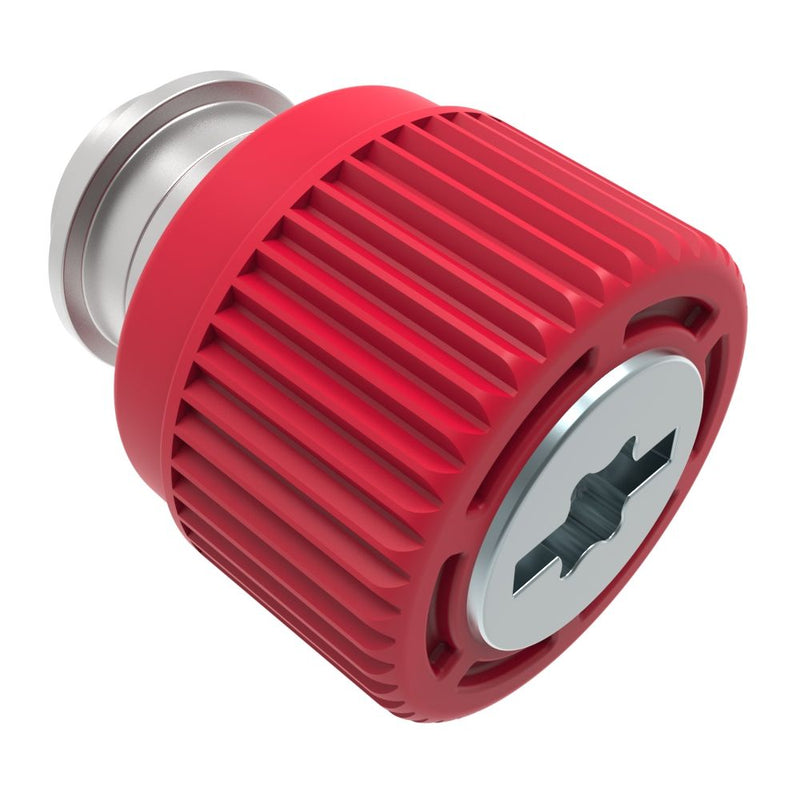 SOUTHCO Captive Screw, 6-32 Thread, Surface Mount Technology, TORX®/Slot Combination, Knurled Red Knob [4C-SM-2421-K013-R]