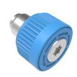 SOUTHCO Captive Screw, M3 Thread, Flare-in, TORX Thread, Knurled Blue Knob [4D-T1-57F40-K046]