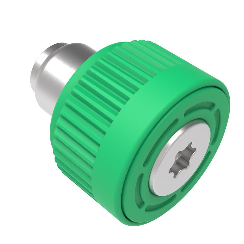 SOUTHCO Captive Screw, 6-32 Thread, Flare-in, Phillips Thread, Knurled Green Knob [4D-PB-78F55-K059]
