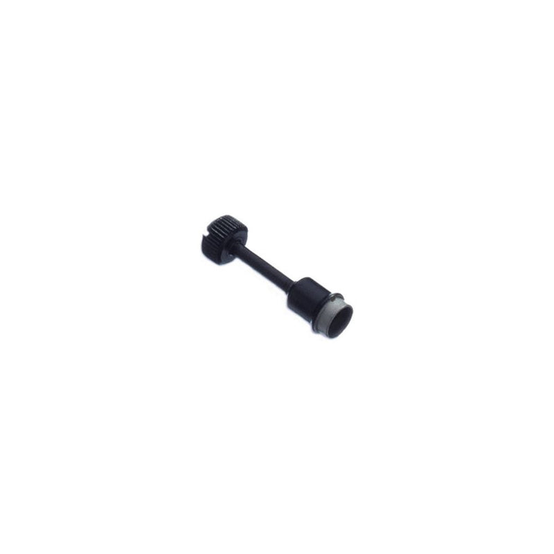 SOUTHCO Captive Screw, M3 X 0.5, Flare-in, Slotted Recess, Knurled Black Knob [51-72-410-26]
