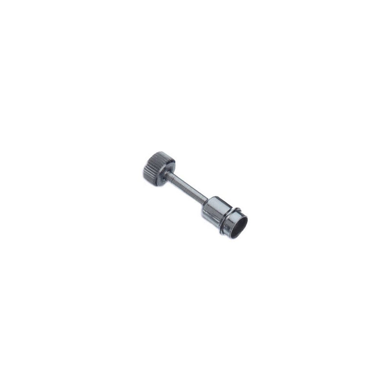 SOUTHCO Captive Screw, 4-40 Thread, Flare-in, Slotted Recess, Knurled Bright Knob [51-10-606-24]