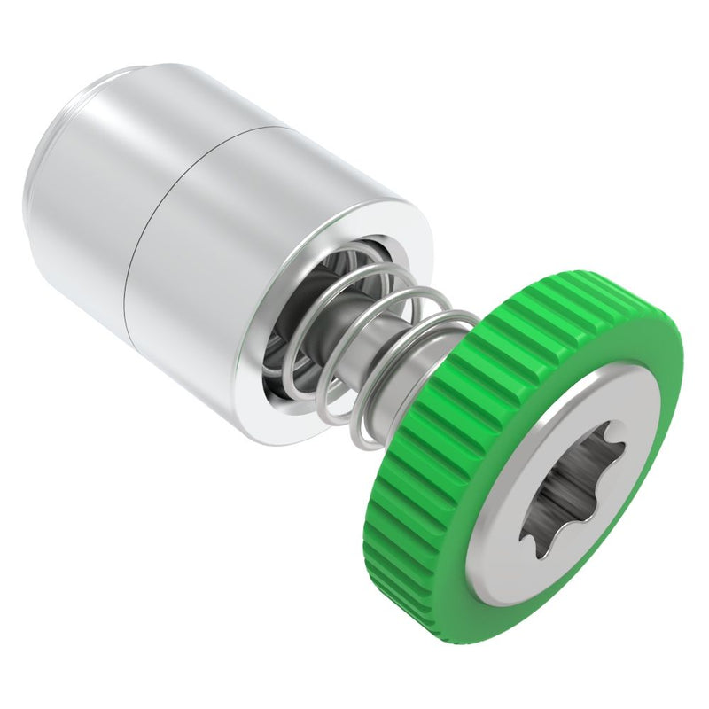 SOUTHCO Captive Screw, 4-40 Thread, Press-in, TORX®, Knurled Green Knob [52-15-51-4-014]