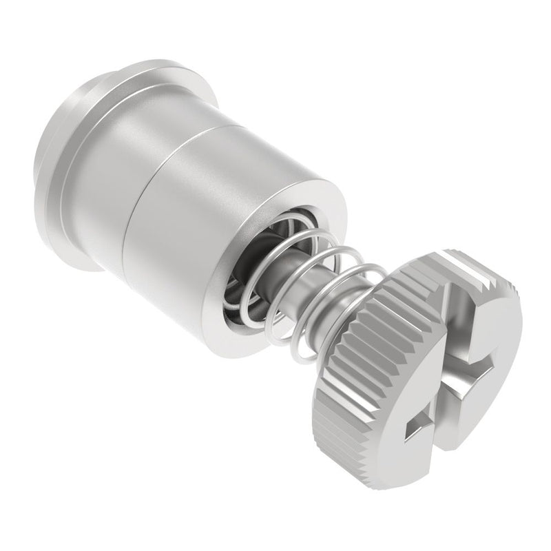 SOUTHCO Captive Screw, M3 X 0.5, Surface Mount Technology, Phillips/Slot Combination, Knurled Bright Knob [52-SM-3311-K-R]