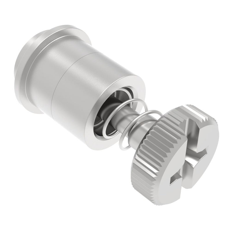 SOUTHCO Captive Screw, M3 X 0.5, Surface Mount Technology, Phillips/Slot Combination, Knurled Bright Knob [52-SM-3321-K-R]