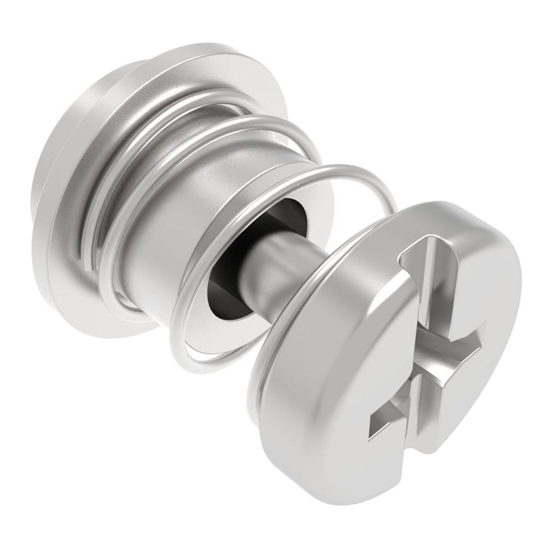 SOUTHCO Captive Screw, 4-40 Thread, Surface Mount Technology, Phillips/Slot Combination, Smooth Bright Knob [52-SM-A1311-N-R]