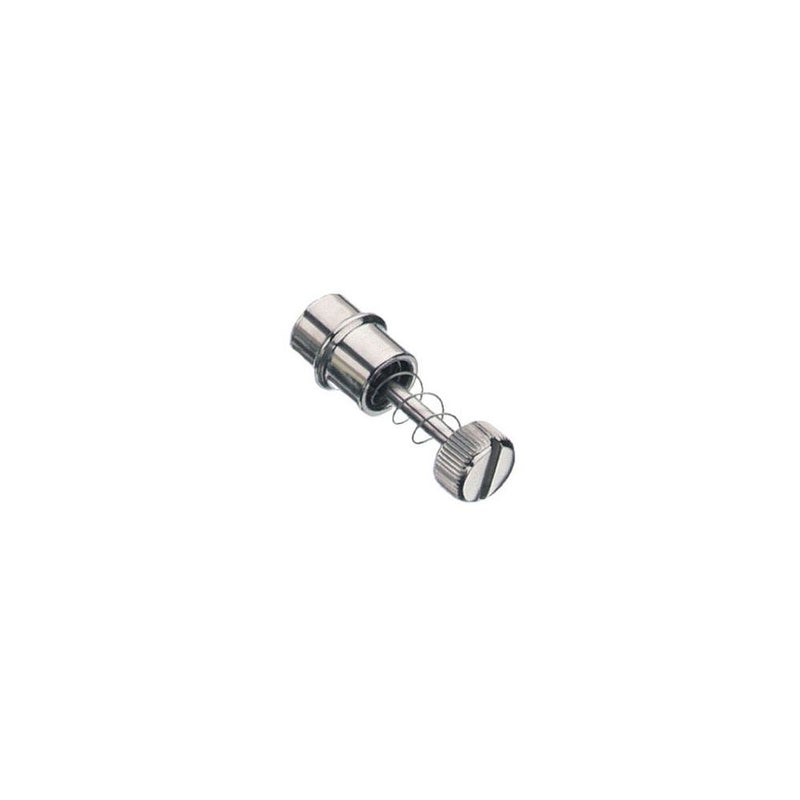 SOUTHCO Captive Screw, 8-32 Thread, Flare-in, No Recess, Knurled Bright Knob [53-27-713-24]