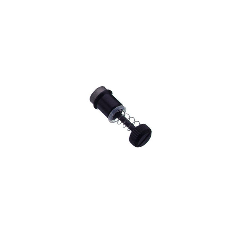 SOUTHCO Captive Screw, 4-40 Thread, Flare-in, Slotted Recess, Knurled Black Knob [53-10-406-26]