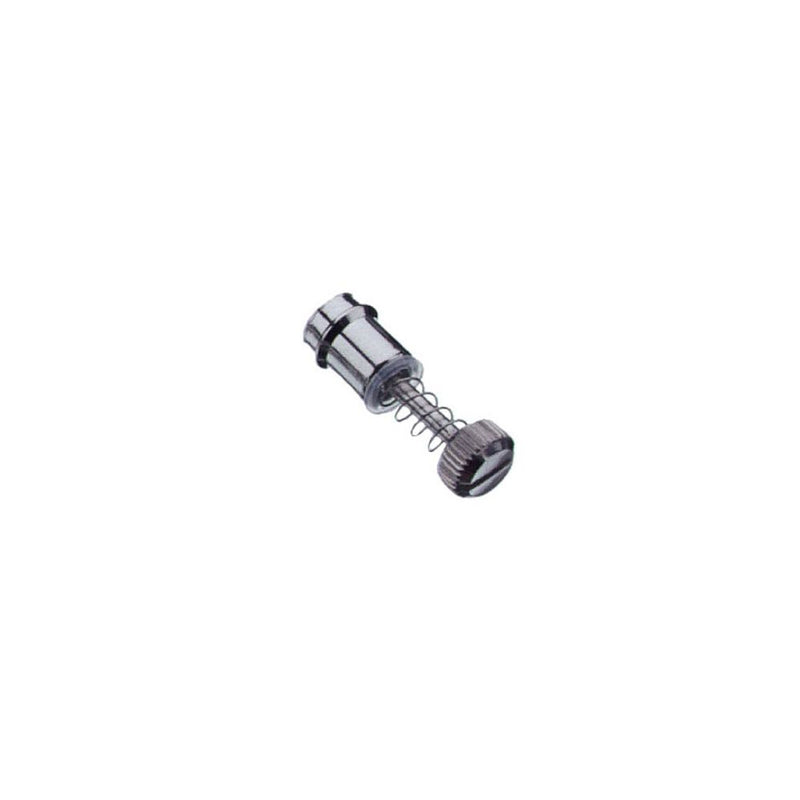 SOUTHCO Captive Screw, 6-32 Thread, Flare-in, Slotted Recess, Knurled Bright Knob [53-18-406-24]