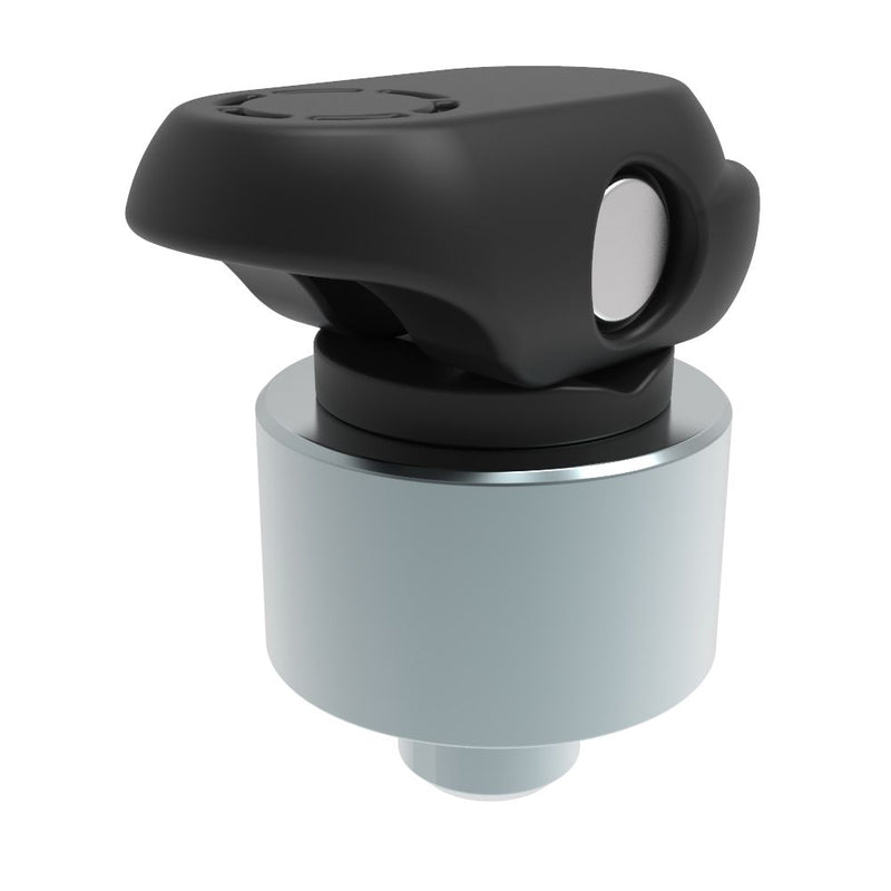 SOUTHCO Spring Loaded Plunger, Press-in, Mini Szie, With hold-open feature, Black [56-411-1-000]