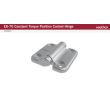 SOUTHCO Constant Torque Hinge, Symmetric, Forward Torque 1.81 N-m, Reverse Torque 1.81 N-m, Large Size, Stainless Steel 316, Polished [E6-70-416S-85]