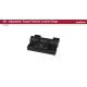 SOUTHCO Adjustable Torque Hinge, Symmetric Torque, Small Size, Acetal Copolymer, Natural, Black [E6-10-101-20]