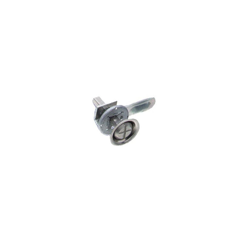 SOUTHCO Cam Latch, 32mm (1.26 in) Max. Grip, Steel Stud with Slotted Recess , Nickel Plated [61-10-7-0]