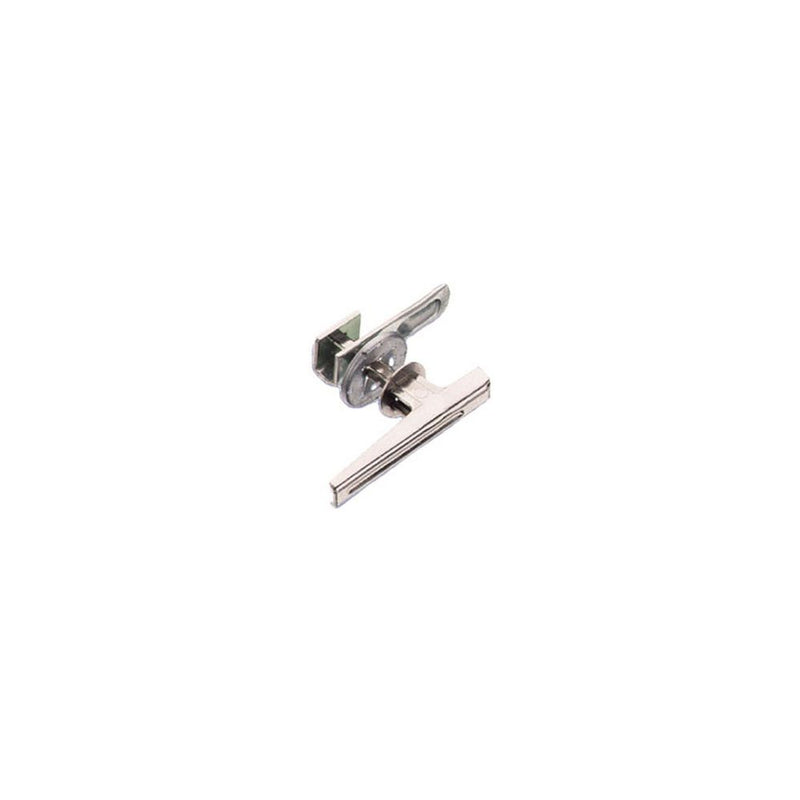 SOUTHCO Cam Latch, 25mm (1.00 in) Max. Grip, Steel L Handle , Nickel Plated [61-1-4-0]