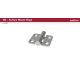 SOUTHCO Hinge Leaf Cover, Large Leaf, 316 Stainless Steel, High Gloss [N6-C-46-24]