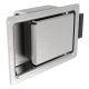 SOUTHCO Push-to-Close Latch, Miniature Size, Stainless Steel, Brushed Finish [64-01-10]