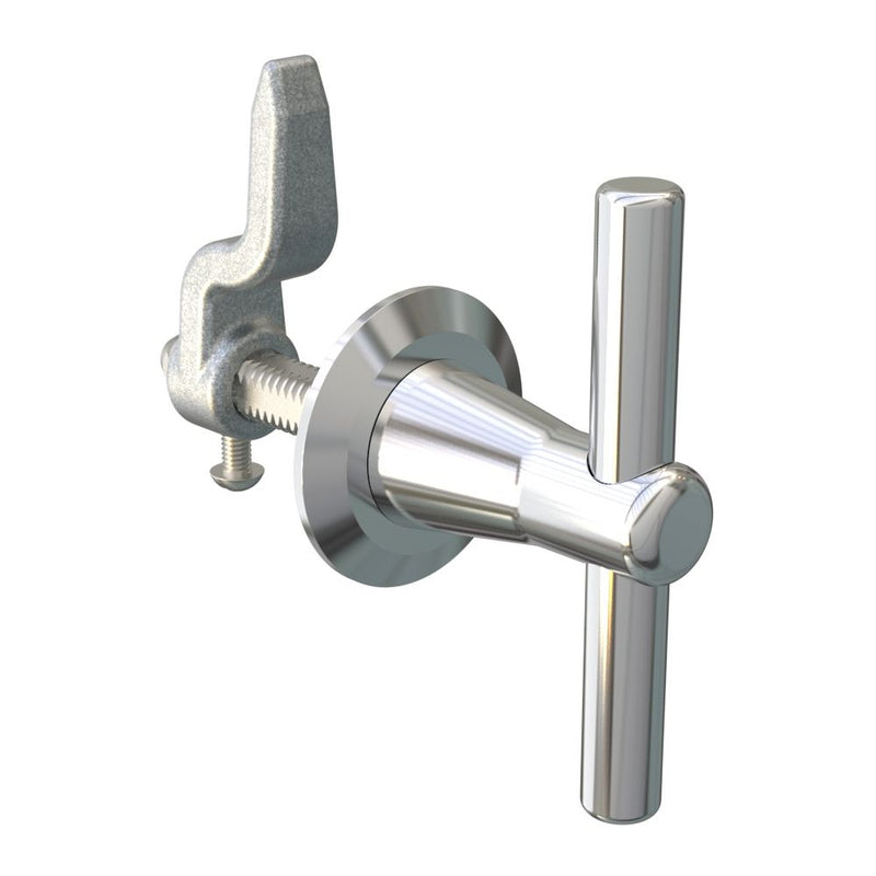 SOUTHCO Cam Latch, Medium Size, Single Point, Zinc Alloy, Chrome Plated [68-10-101-20]