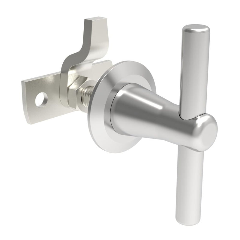 SOUTHCO Cam Latch, Medium Size, Three Point, Offset Cam, Zinc Alloy, Zinc Plated, Bright Chromate [68-10-301-10]