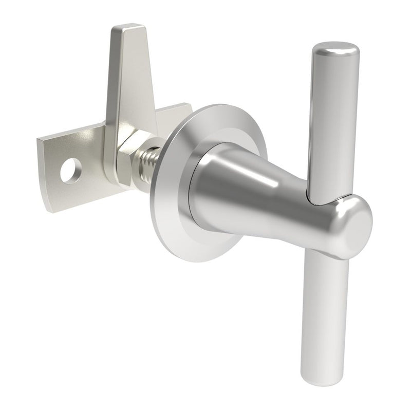 SOUTHCO Cam Latch, Medium Size, Three Point, Straight Cam, Zinc Alloy, Zinc Plated, Bright Chromate [68-10-302-10]