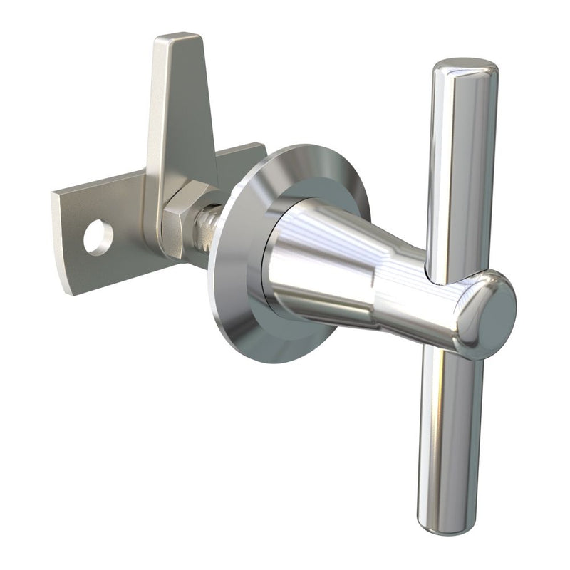 SOUTHCO Cam Latch, Medium Size, Three Point, Straight Cam, Zinc Alloy, Chrome Plated [68-10-302-20]
