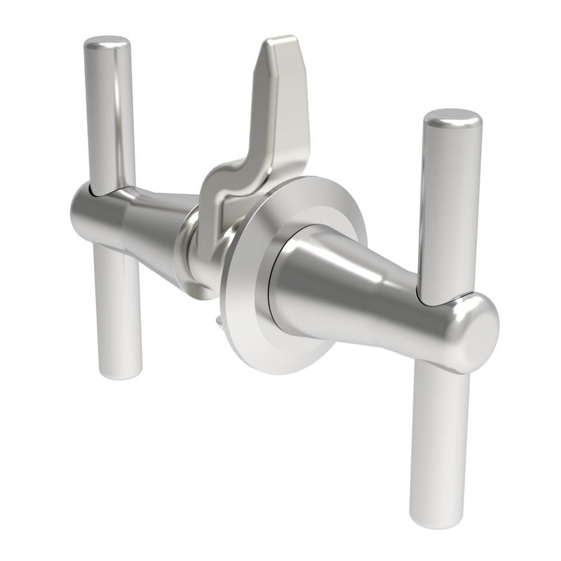 SOUTHCO Cam Latch, Medium Size, Inside Release, Zinc Alloy, Zinc Plated, Bright Chromate [68-10-401-10]