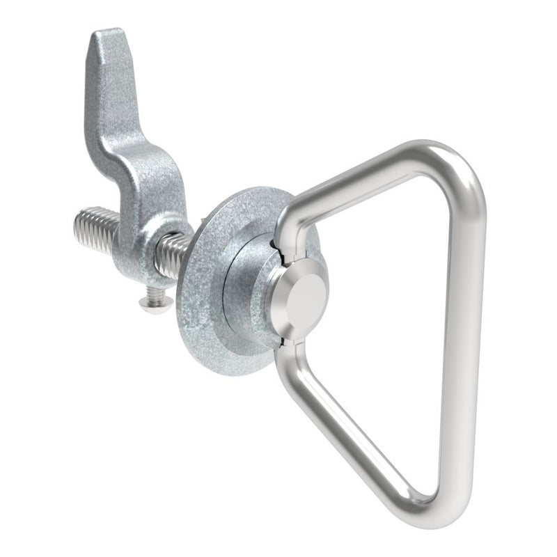 SOUTHCO Cam Latch, Medium Size, Bail Handle, Single Point, Zinc Alloy, Zinc Plated, Bright Chromate [68-20-101-10]