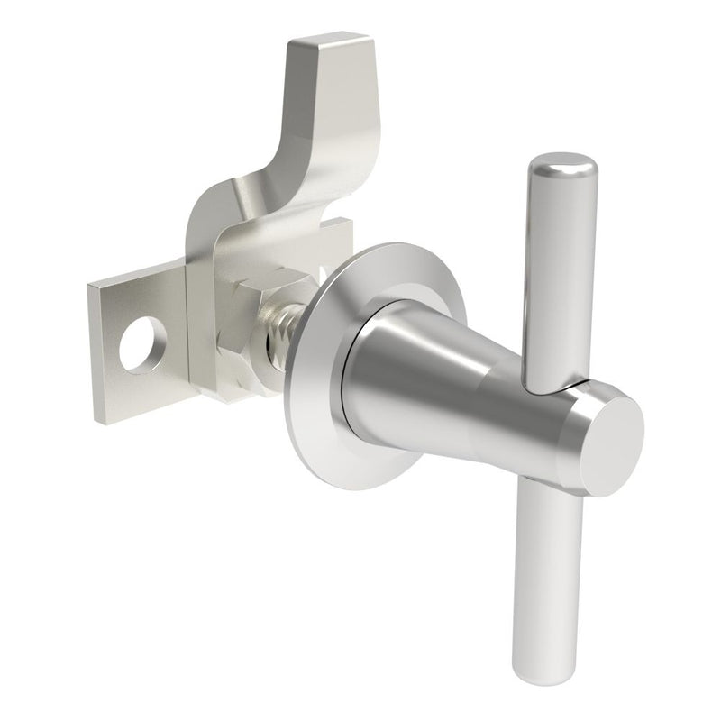SOUTHCO Cam Latch, Small Size, Three Point, Offset Cam, Zinc Alloy, Zinc Plated, Bright Chromate [68-50-301-10]
