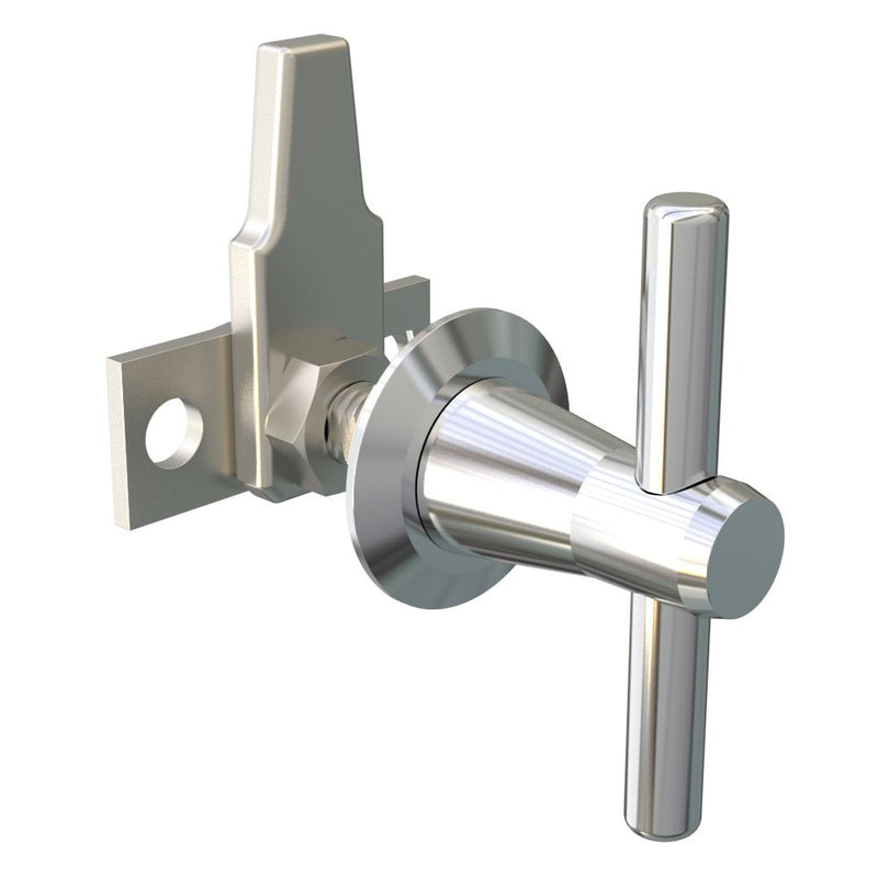 SOUTHCO Cam Latch, Small Size, Three Point, Straight Cam, Zinc Alloy, Chrome Plated [68-50-302-20]